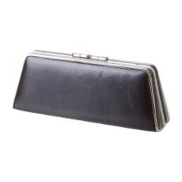Tiffany & Co. Leather Sabrina Frame Clutch -  Black - Picture 3 of 11
